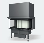 Trend V 8 C Номинална мощност 8-14 kW, размери - 850/400/400 mm, диаметър на димоотвода - Ф250 mm, ефективност - 80%.